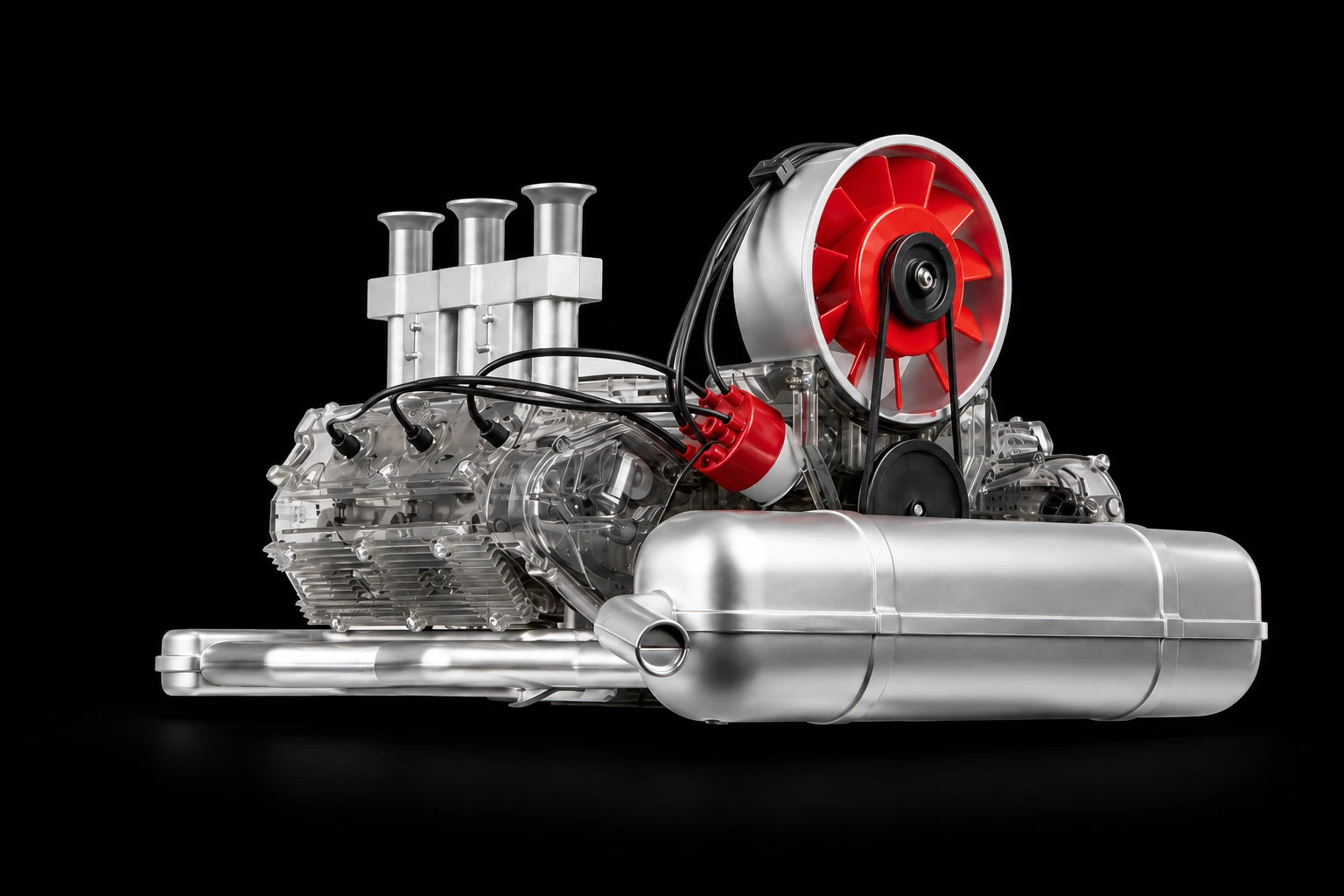 Porsche 911 Boxer - model silnika do składania