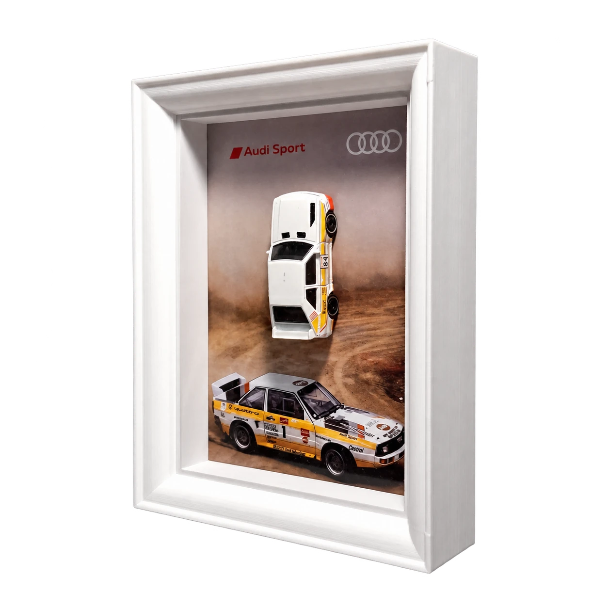 Audi quattro w ramce 3D Dioramax