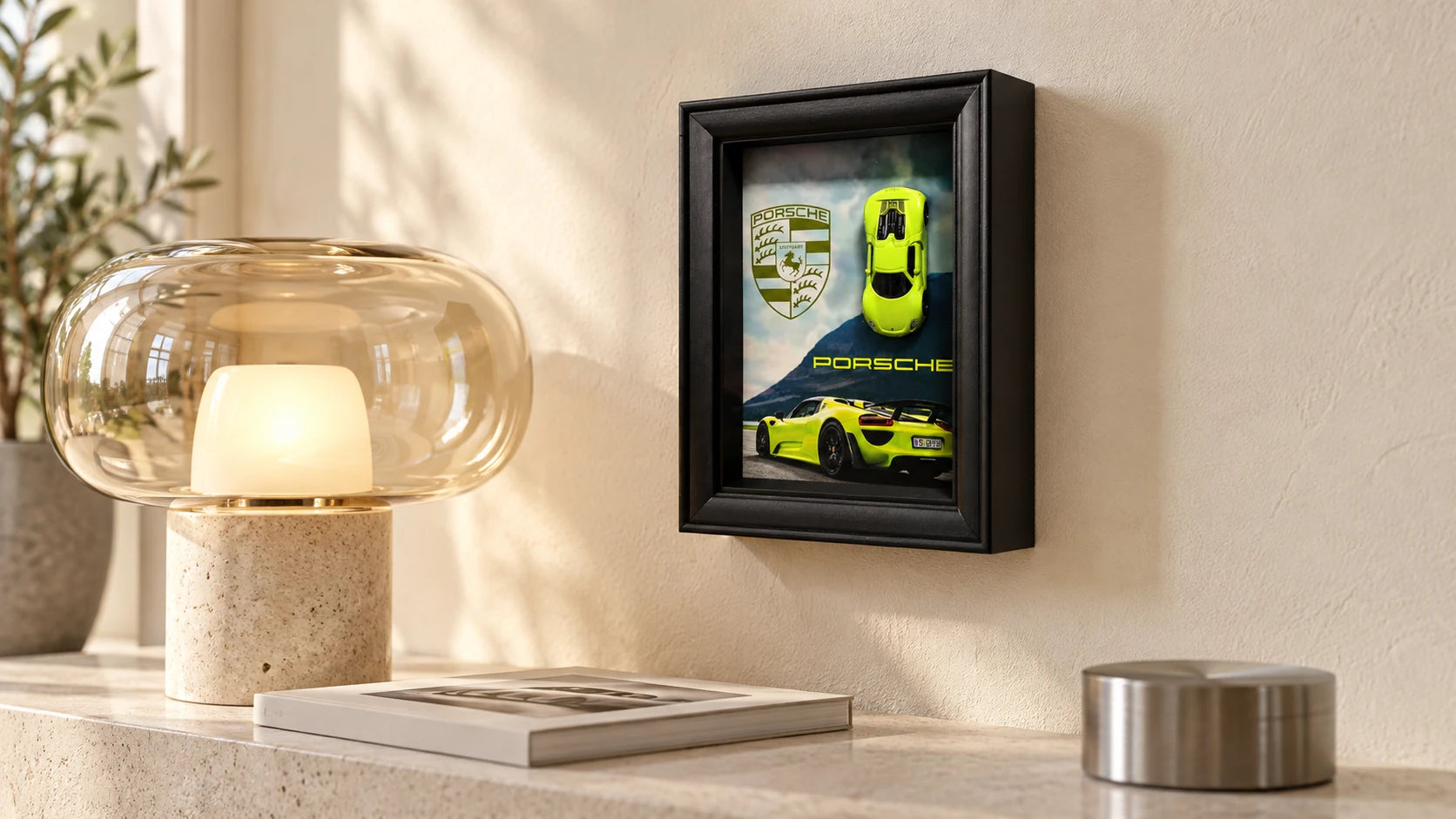 Porsche 918 Spyder w domowej aranżacji