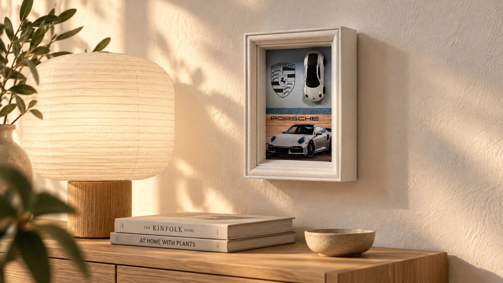 Porsche Carrera T in a home setting