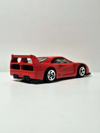 Ferrari F40 - Vitrine avec modèle réduit au 1/64