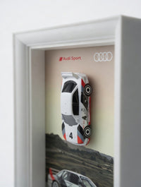 Audi 90 Quattro GTO - Châssis avec modèle réduit 1:64