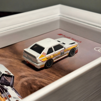 Miniatura Audi Quattro w ramce