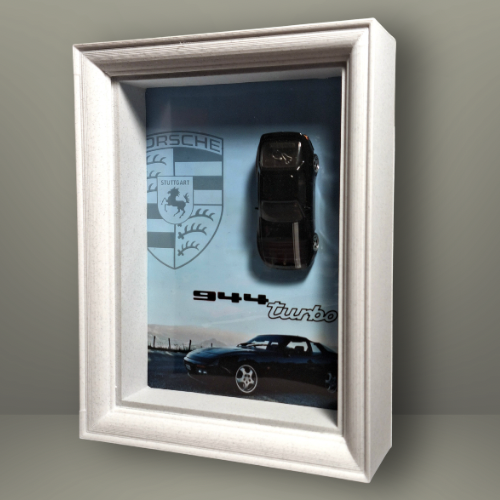 Châssis de modèle réduit Porsche 944 Turbo à l'échelle 1:64