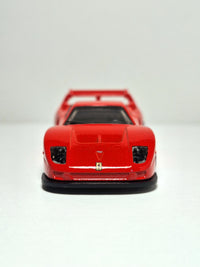 Ferrari F40 - Vitrine avec modèle réduit au 1/64